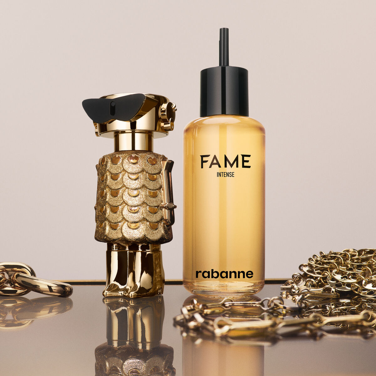 Dameparfume Paco Rabanne Fame Intense EDP 200 ml til kvinder flaske