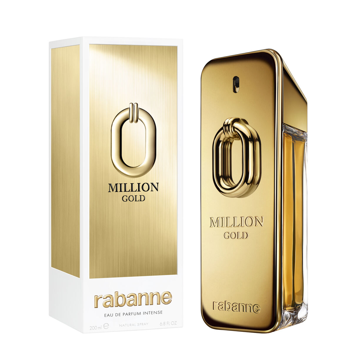 Herreparfume Paco Rabanne MILLION GOLD 200 ml produktemballage