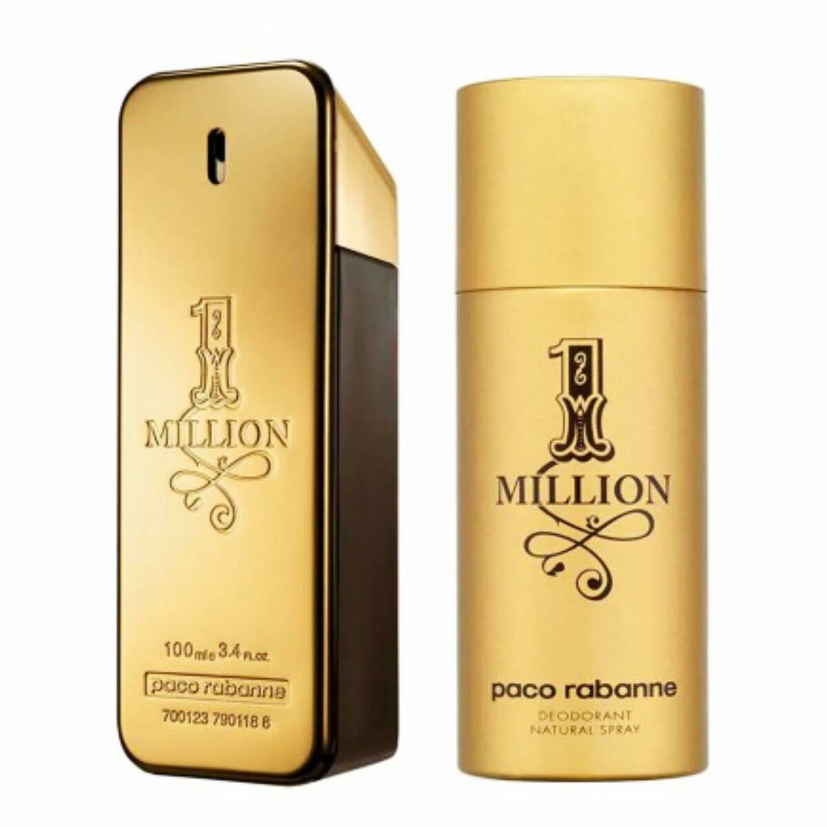 Herreparfumesæt Paco Rabanne til mænd produktemballage