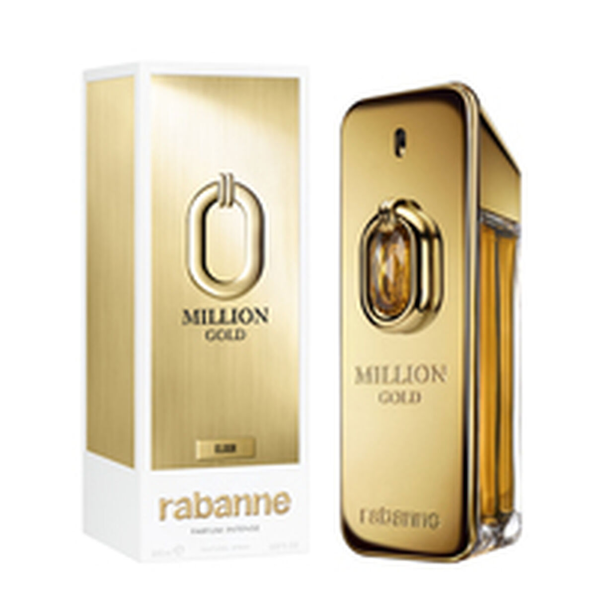 Herreparfume Paco Rabanne MILLION GOLD 200 ml til mænd produktemballage