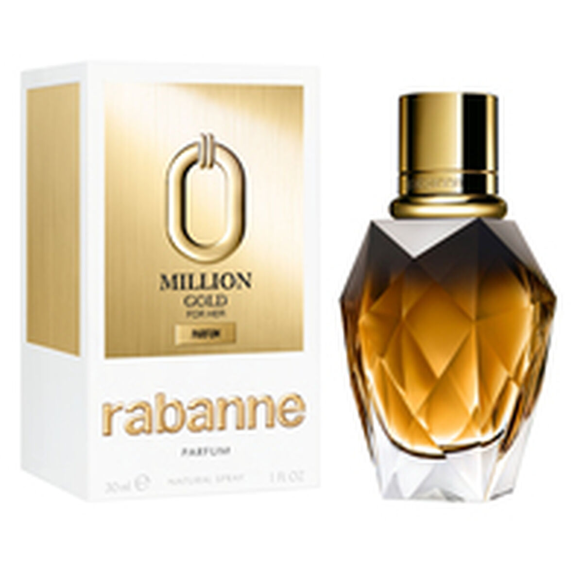 Dameparfume Paco Rabanne MILLION GOLD 30 ml til Dame produktemballage