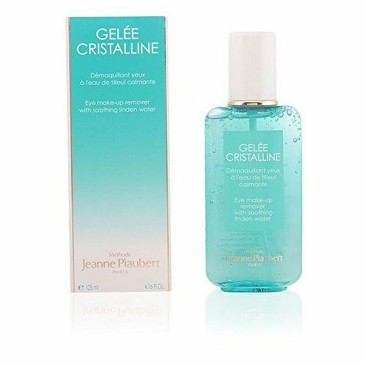 Eye Make Up Remover Jeanne Piaubert Gelée Cristaline 200 ml hudplejeemballage
