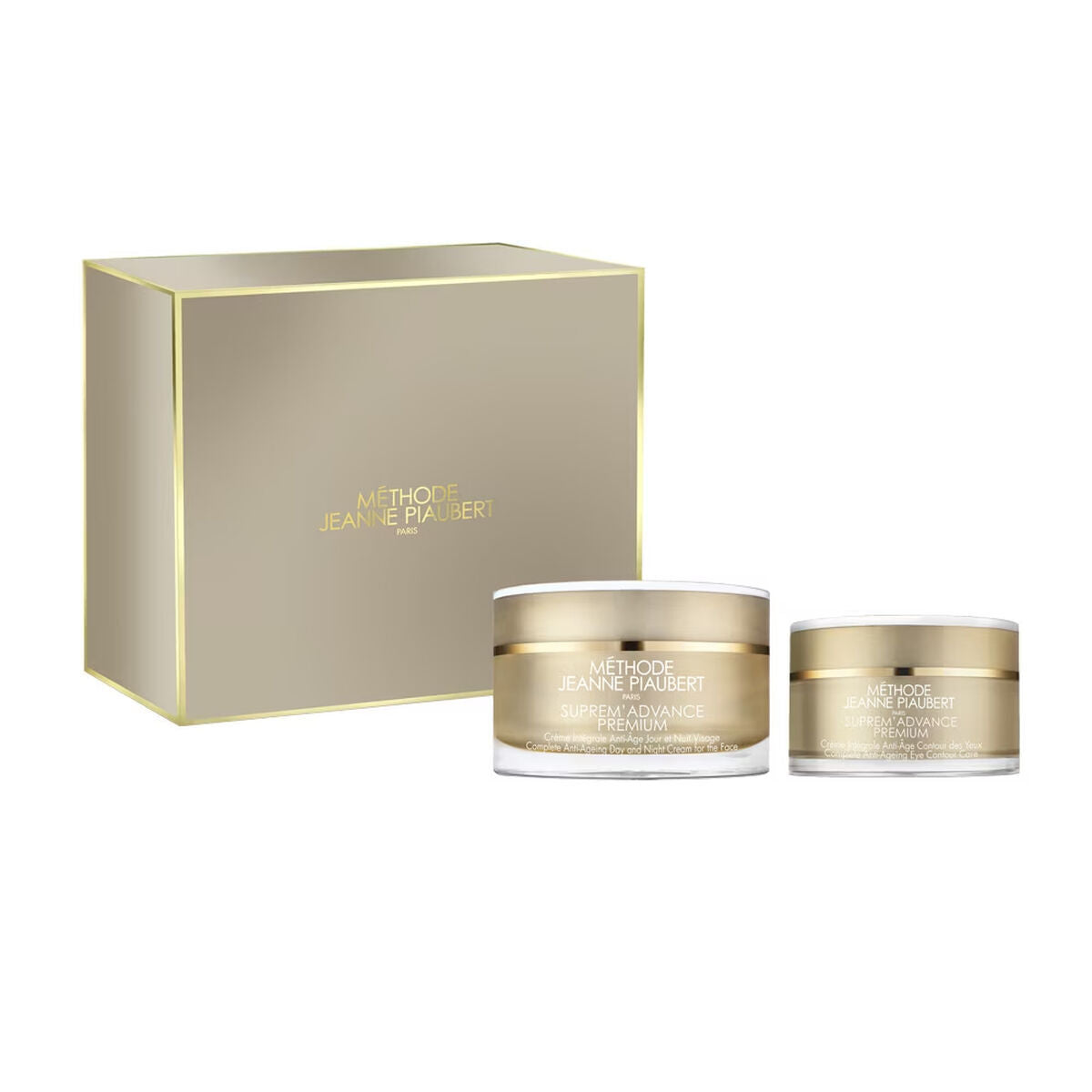 Kosmetisk sæt Jeanne Piaubert Suprem Advance Premium 2 stykker til kvinder produktemballage