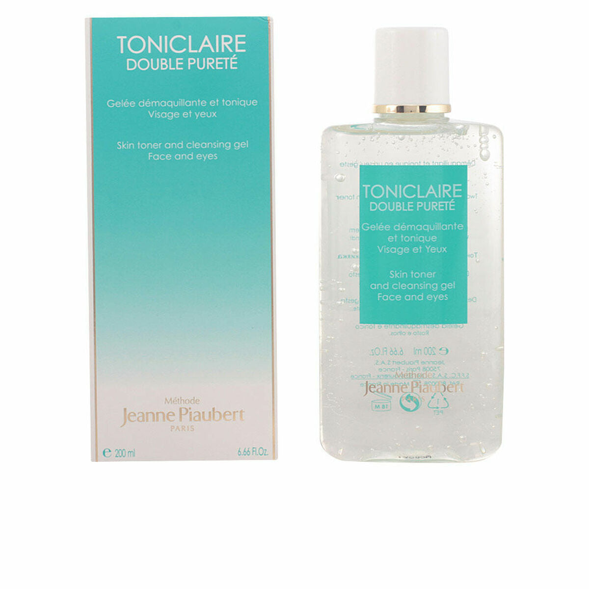 Facial Make Up Remover Gel Jeanne Piaubert Toniclaire 200 ml hudplejeemballage