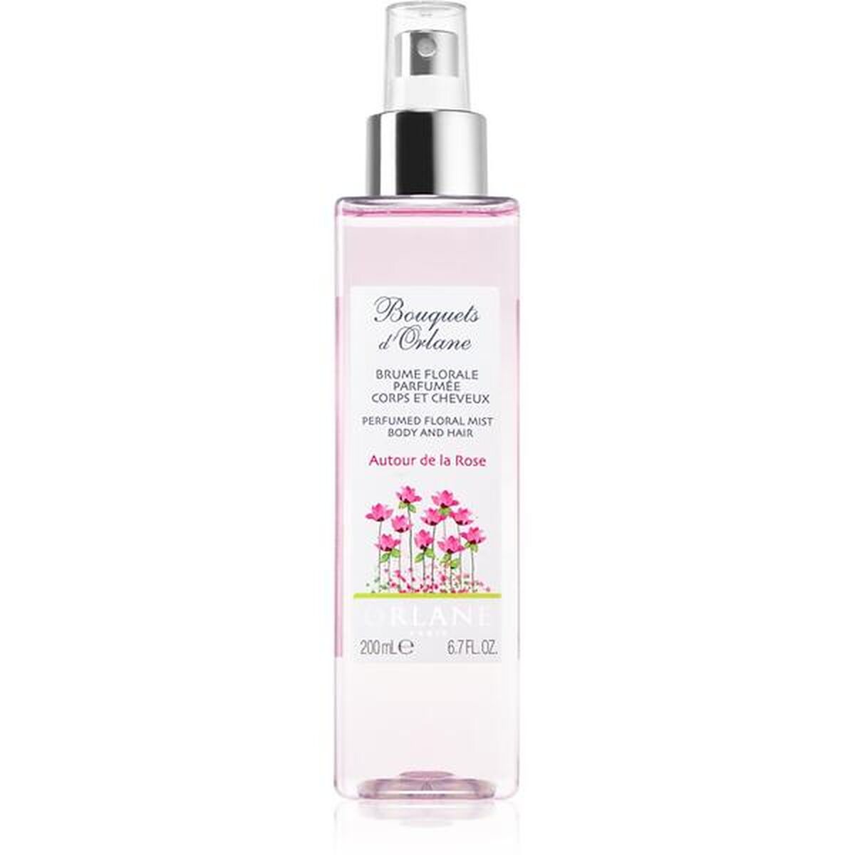 Body Mist Orlane Autour de la Rose 200 ml til kvinder produktemballage