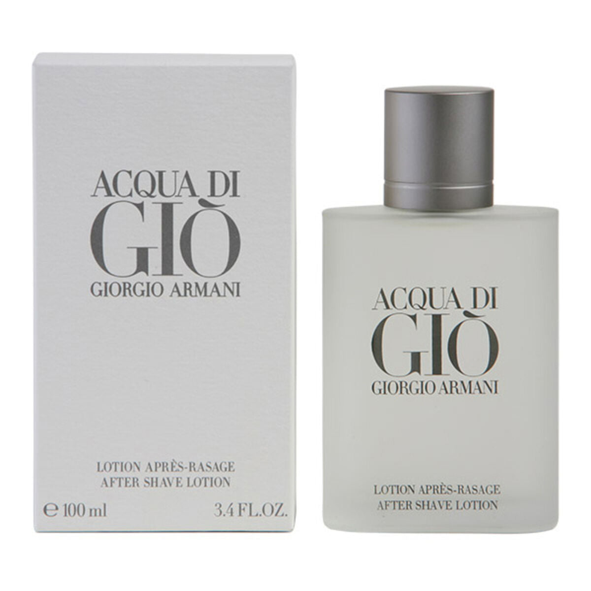 Aftershave Lotion Acqua Di Giò Armani Rasage hudplejeemballage