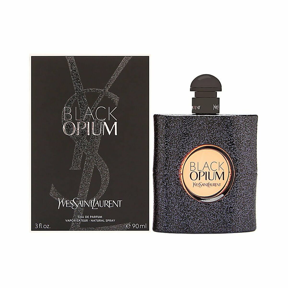 Dameparfume Yves Saint Laurent Sort Opium EDP 90 ml til Dame flaske