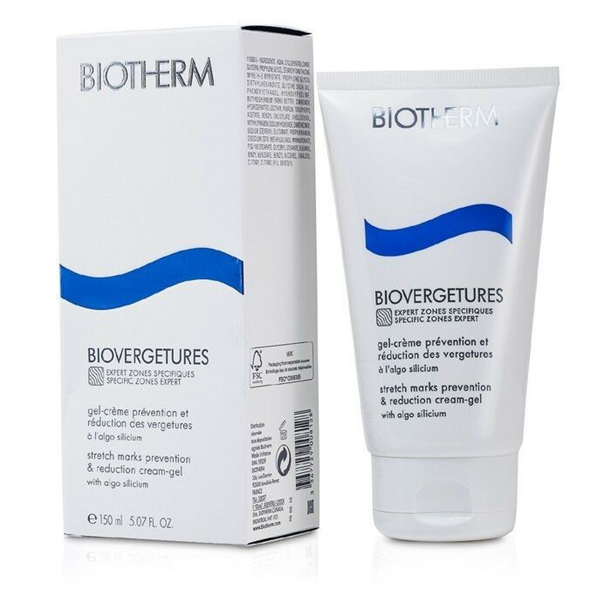 Anti-Stretch Mark Cream Biotherm 150 ml til kvinder hudpleje emballage