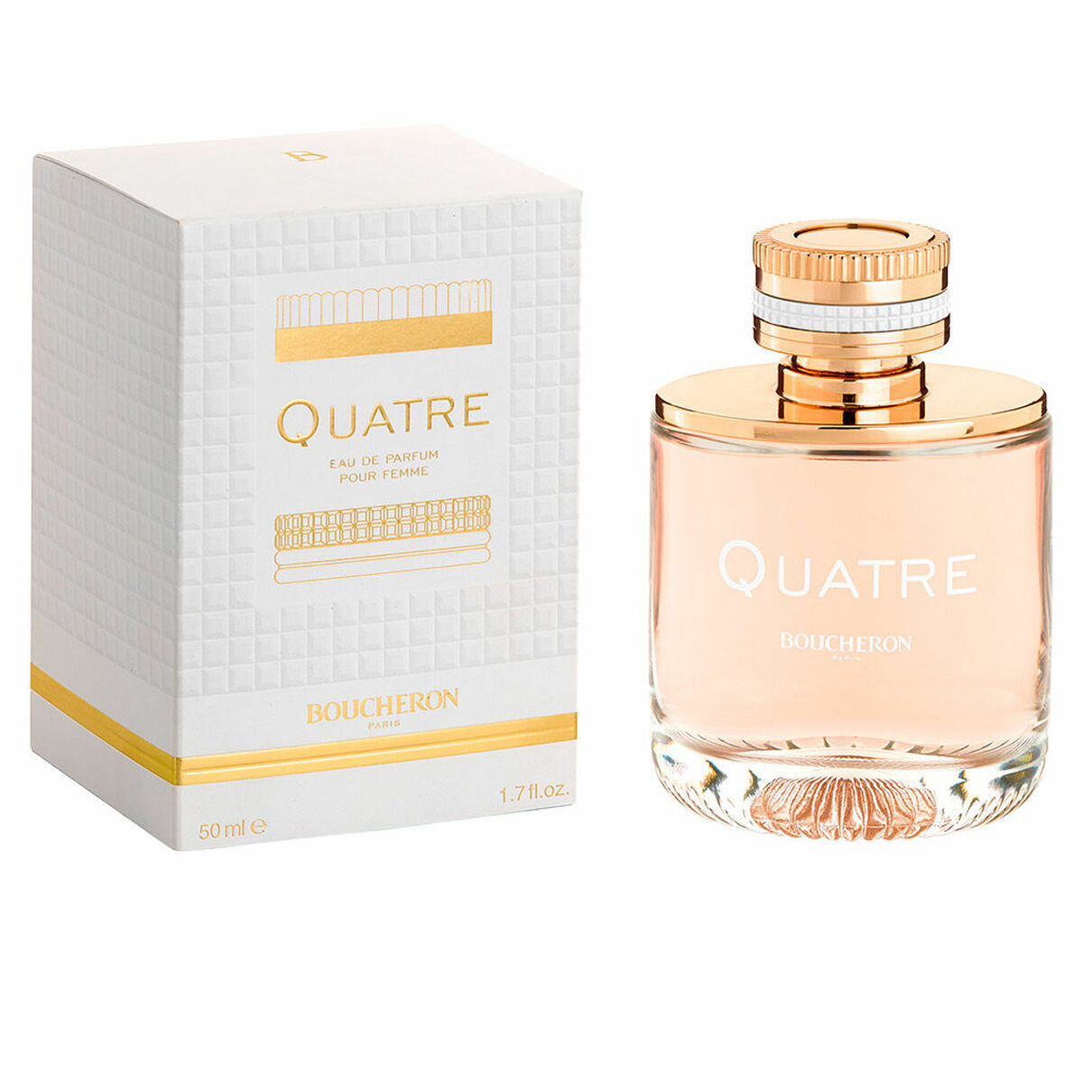 Dameparfume Boucheron QUATRE POUR FEMME EDP 50 ml til Dameflaske
