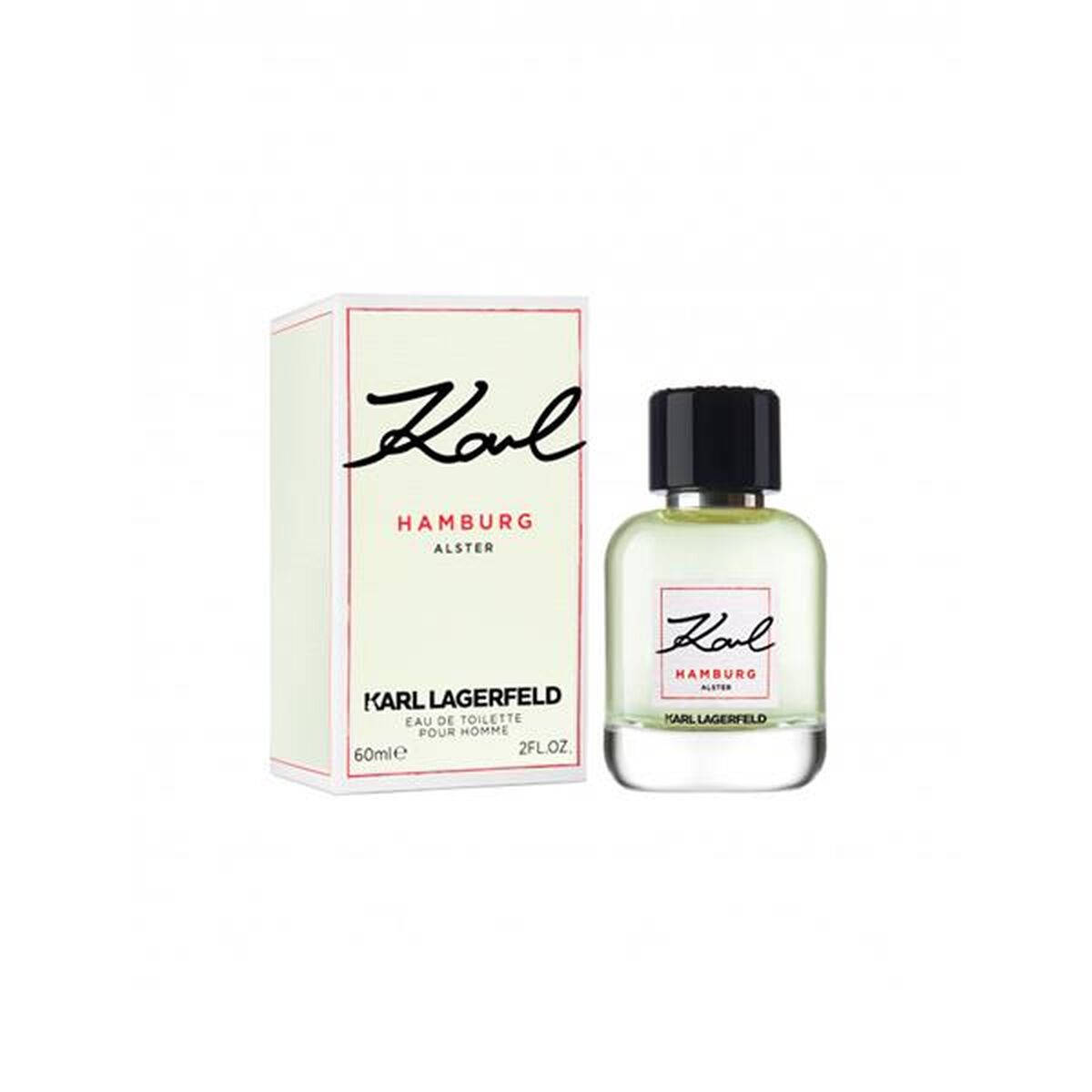 Herreparfume Karl Lagerfeld Karl Hamburg Alster 60 ml til mænd produktemballage
