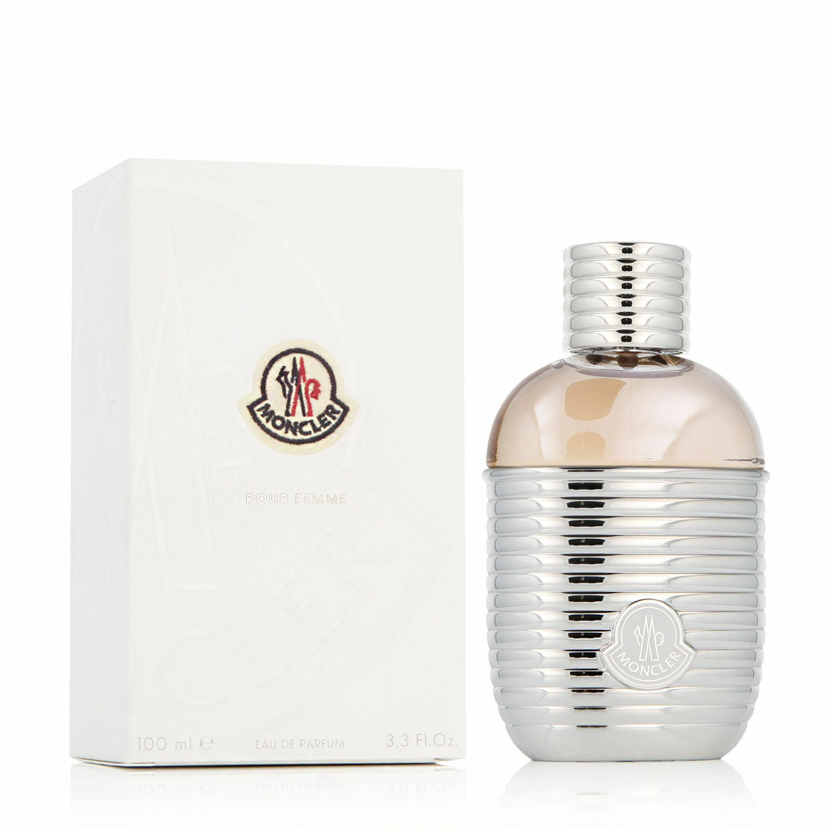 Dameparfume Moncler Pour Femme 100 ml til kvinder produkt emballage