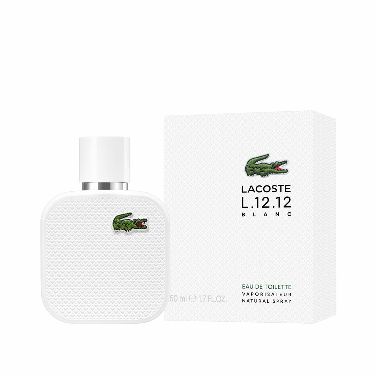 Herreparfume Lacoste L.12.12 Blanc EDT 50 ml til mænd flaske
