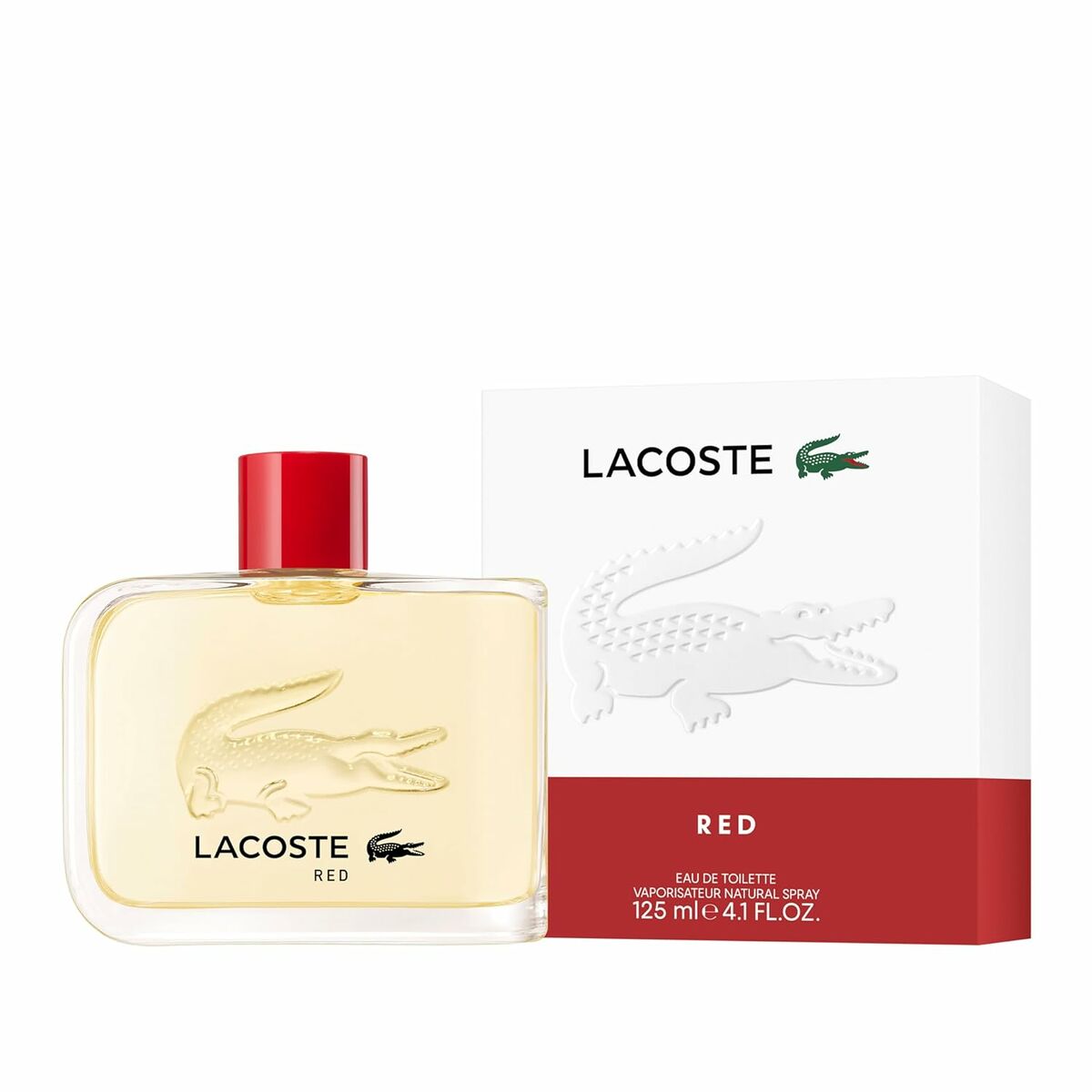 Herreparfume Lacoste Red EDT 125 ml flaske