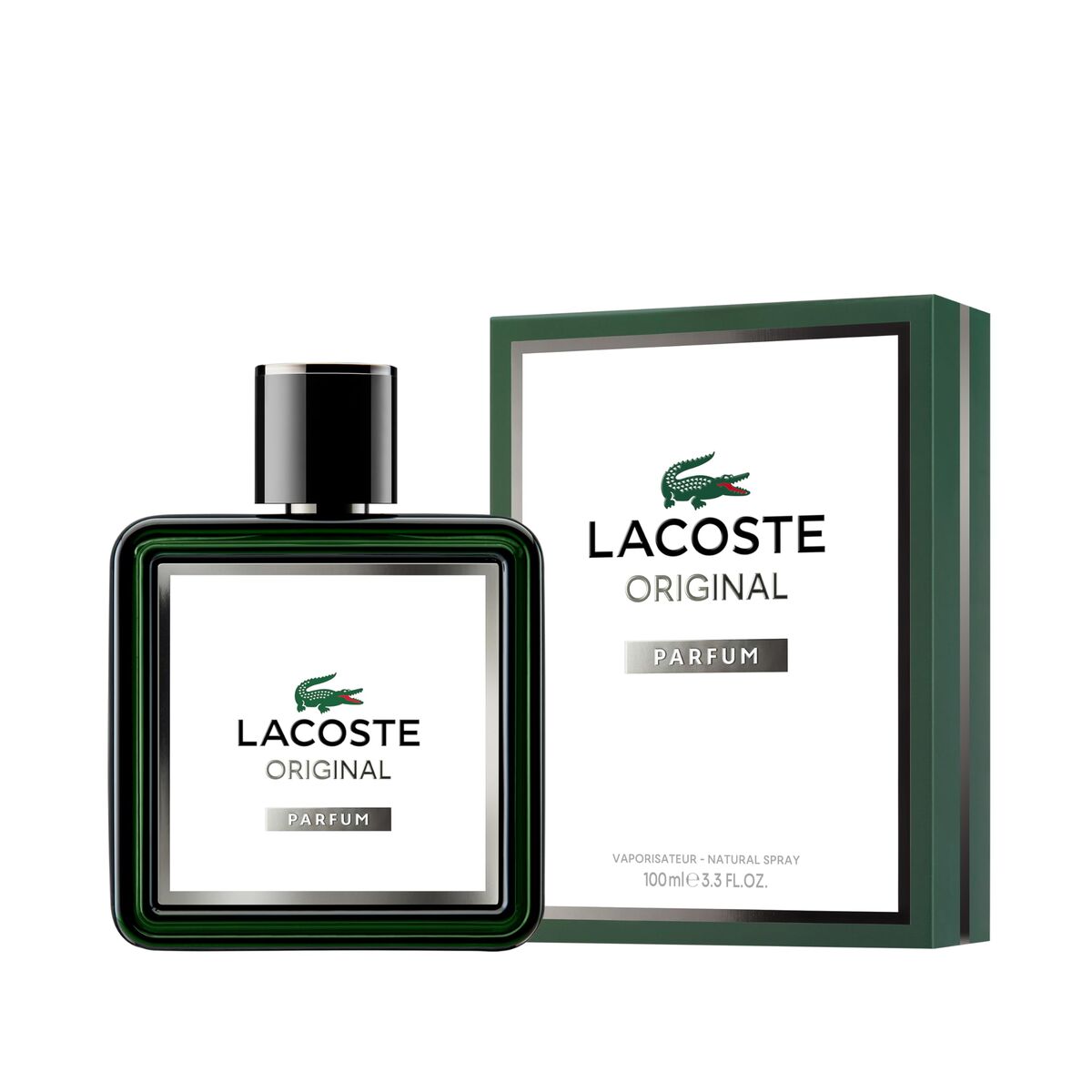 Herreparfume Lacoste ORIGINAL 100 ml til mænd produktemballage