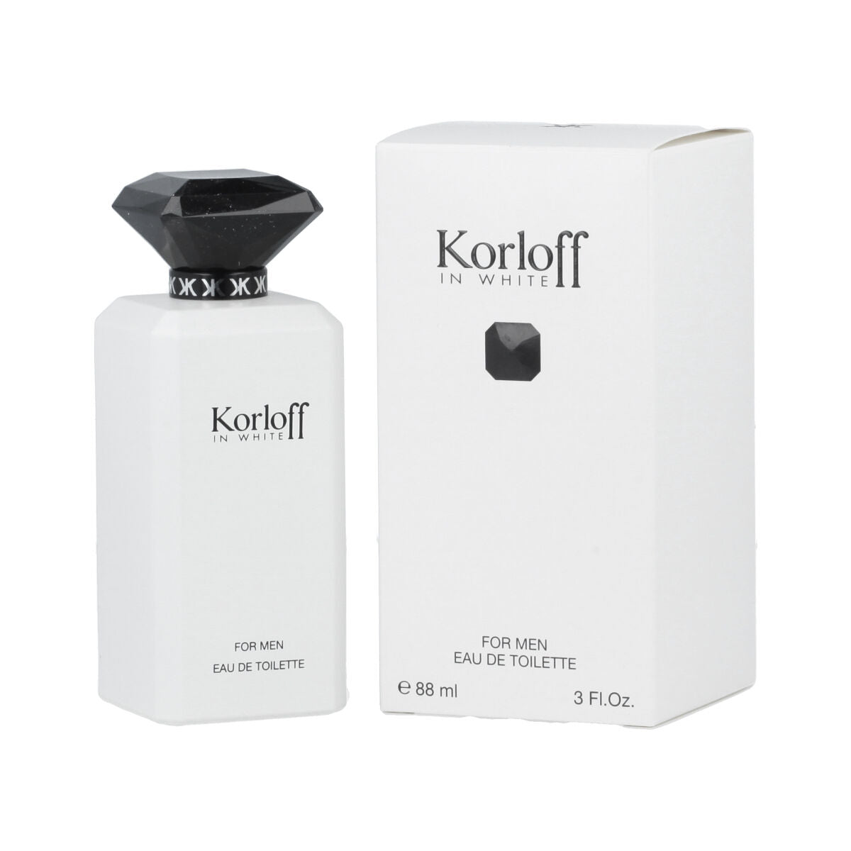 Herreparfume Korloff til mænd produktemballage