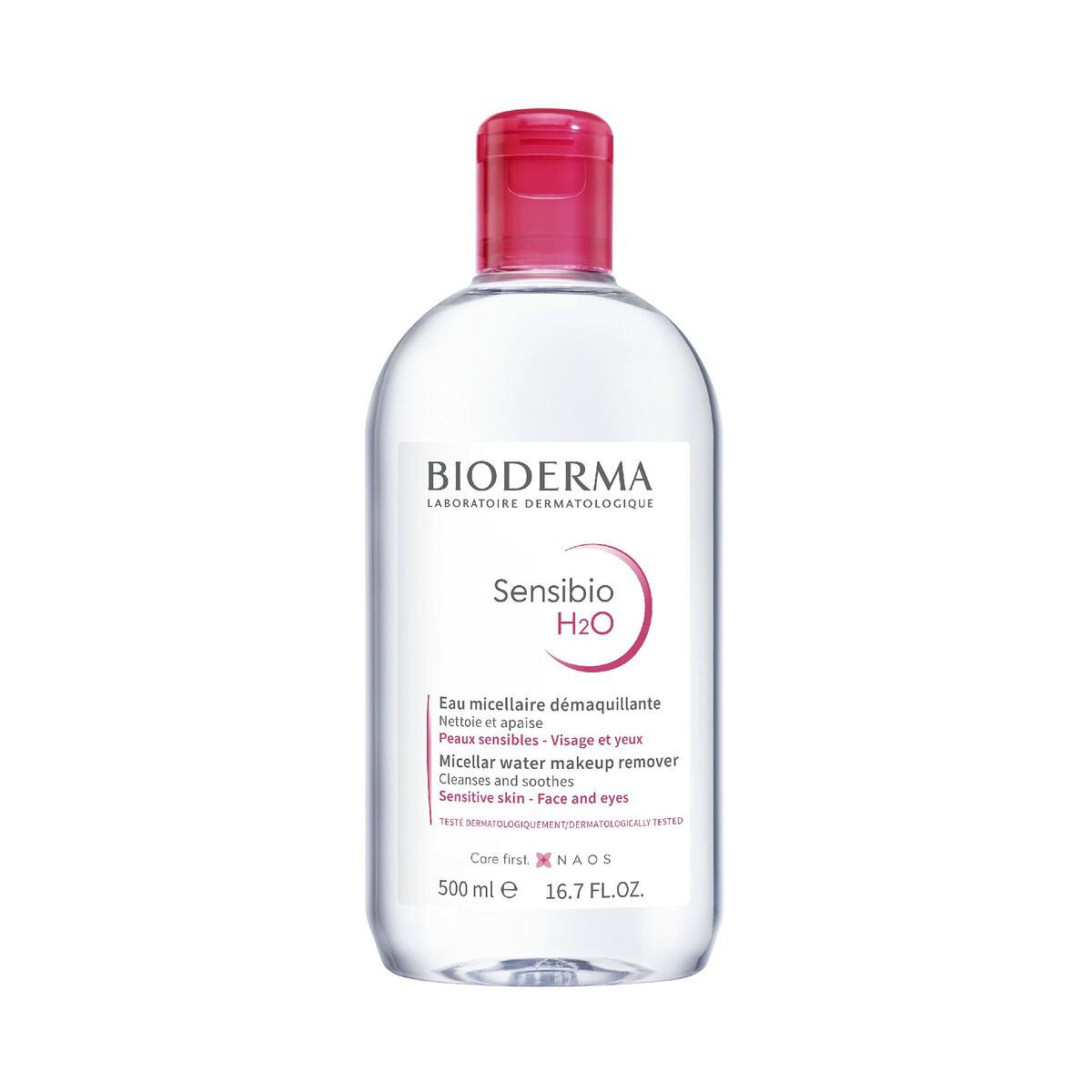 Make Up Remover Micellar Water Bioderma 500 ml (1 enhed) produktemballage