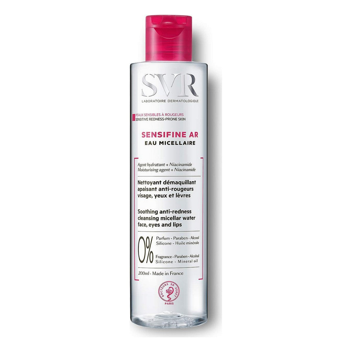 Make Up Remover Micellar Water SVR Sensifine Ar 200 ml produktemballage