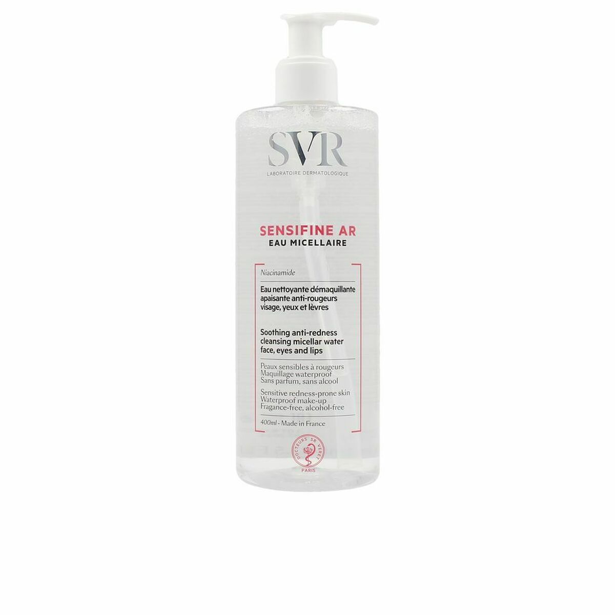 Micellar Water SVR Sensifine Ar 400 ml produktemballage