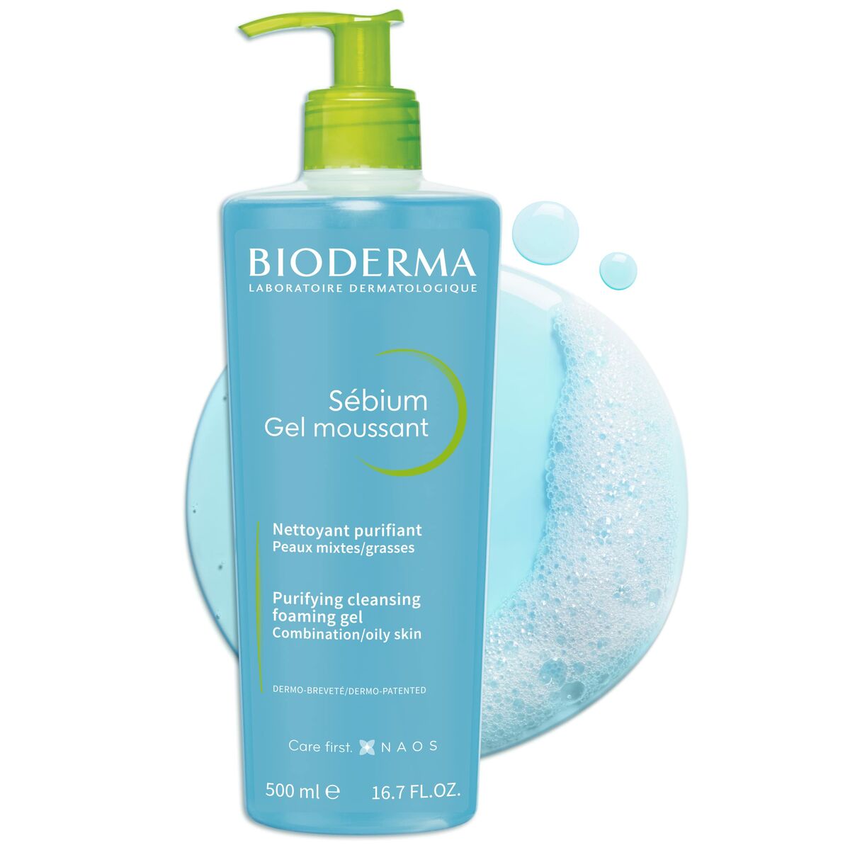 Foaming Cleansing Gel Bioderma 28664I hudplejeemballage