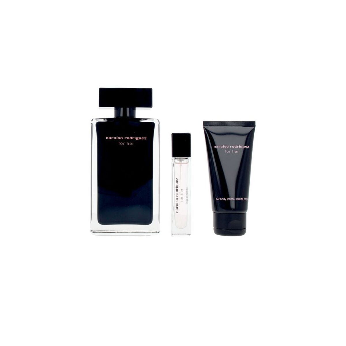 Parfumesæt til kvinder Narciso Rodriguez FOR HENDE EDT 3 stykker til kvinder flaske