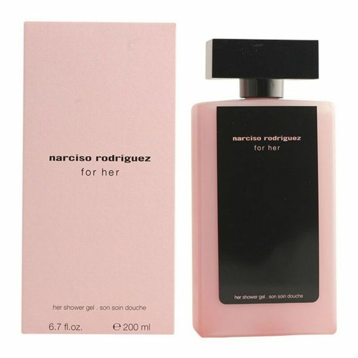 Shower Gel For Her Narciso Rodriguez For Her (200 ml) 200 ml til kvinder hudpleje emballage