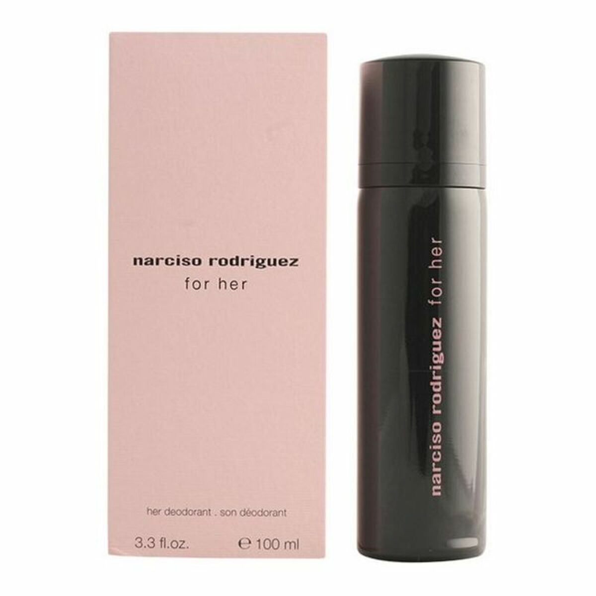 Spray Deodorant For Her Narciso Rodriguez (100 ml) til kvinder produktemballage