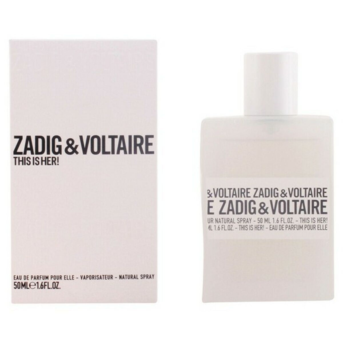 Kvindeparfume This Is Her! Zadig & Voltaire EDP til kvinder flaske