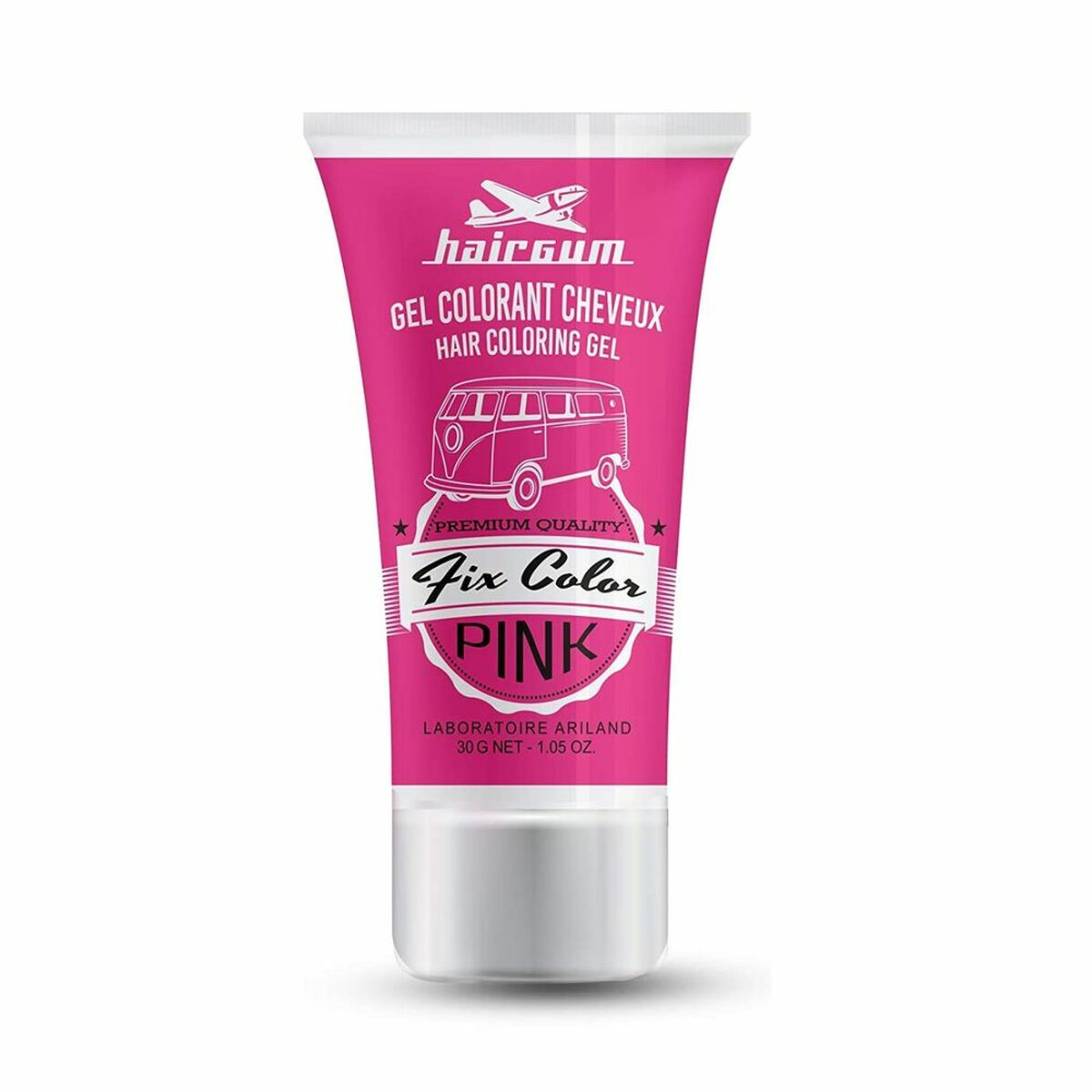 Ikke-permanent farve hårgummi Fix Color Pink 30 ml Styling Gel til kvinder hudplejeemballage