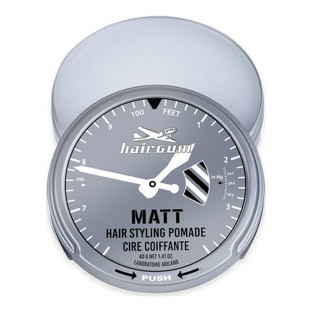 Soft Hold Wax Hairgum Matt 40 g til Herre hårvoks emballage