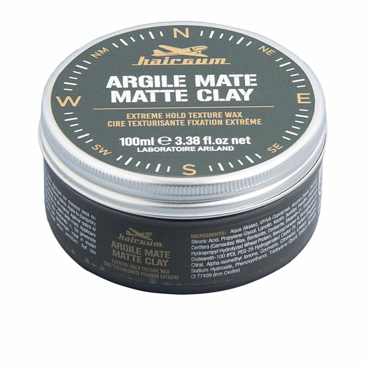 Molding Wax Hairgum RASAGE & BARBE 100 ml Mat hårvoks emballage