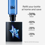 Dameparfume Mugler A* Rubber R EDT 100 ml til mænd flaske