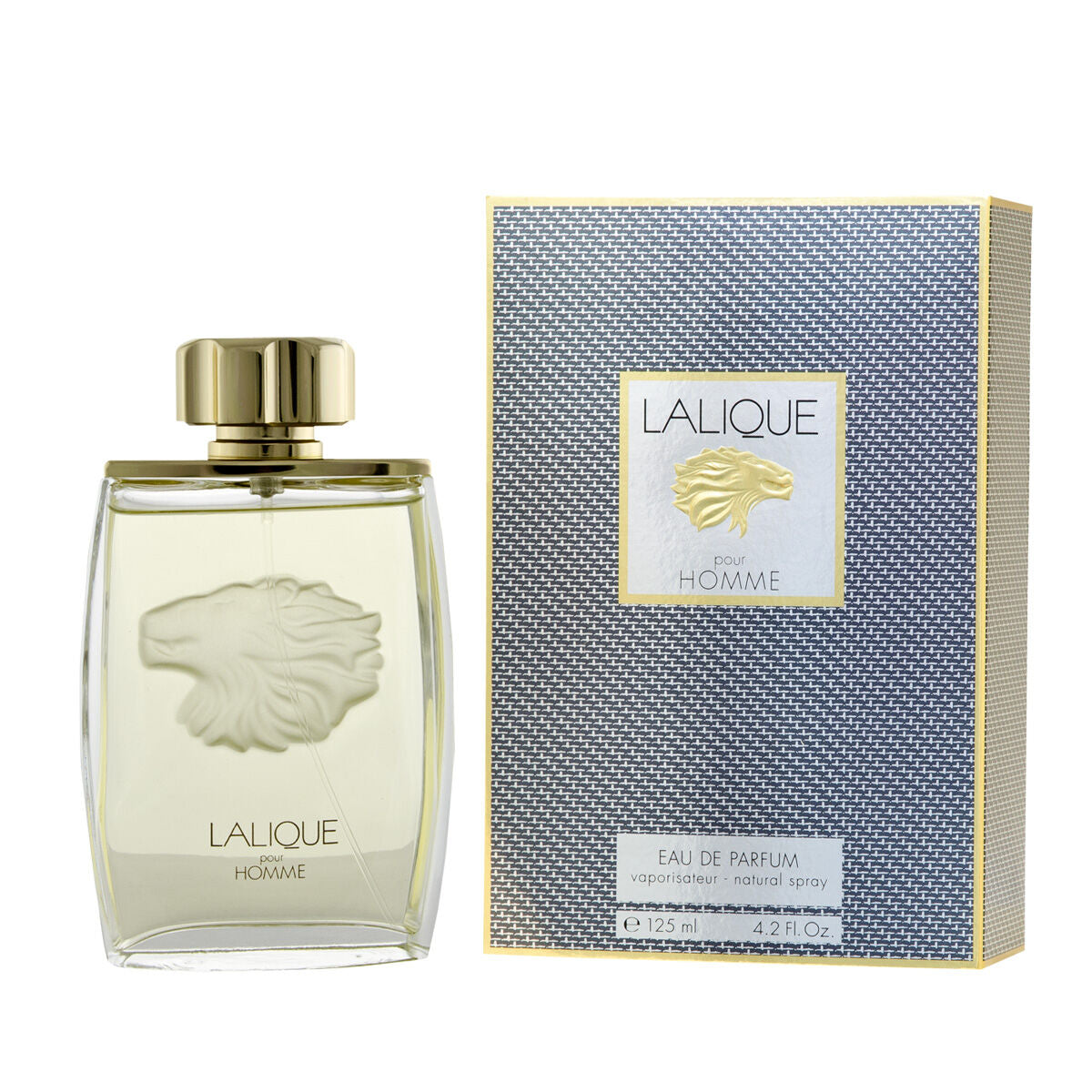 Herreparfume Lalique LION til mænd produktemballage