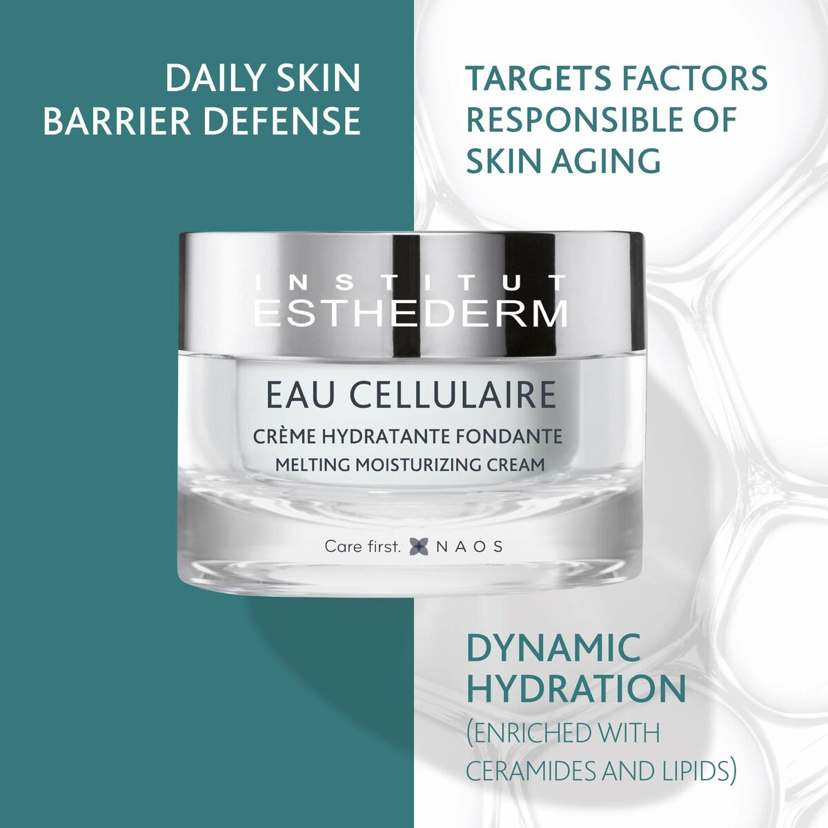 Facial Cream Institut Esthederm EAU CELLULAIRE 50 ml hudplejeemballage