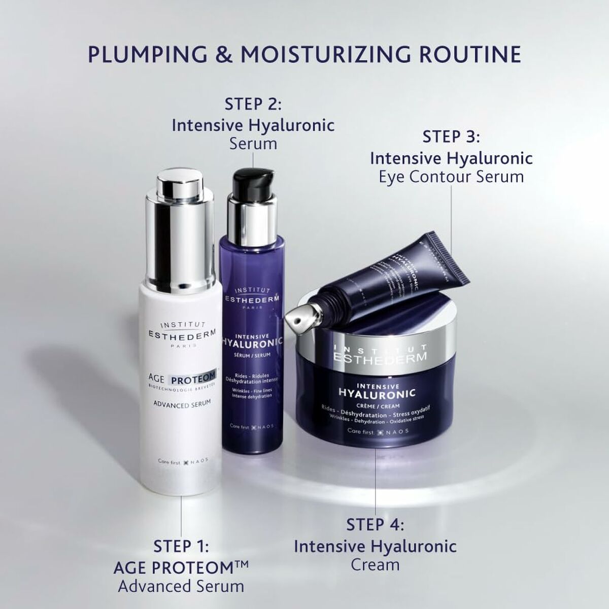 Eye Contour Serum Institut Esthederm INTENSIVE HYALURONIC 15 ml serumflaske