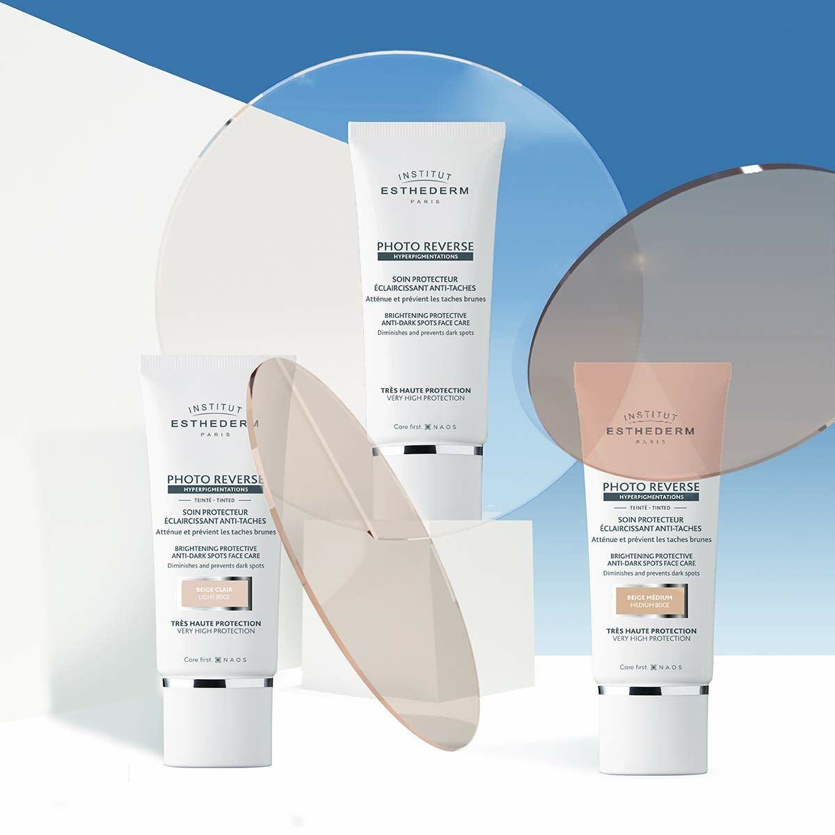 Facial Sun Cream Institut Esthederm FOTO REVERSE 50 ml hudplejeemballage