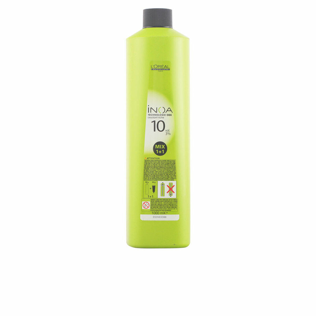 Håroxideringsmiddel L'Oreal Professionnel Paris 1 L 10 vol 3 % til Dame produktemballage