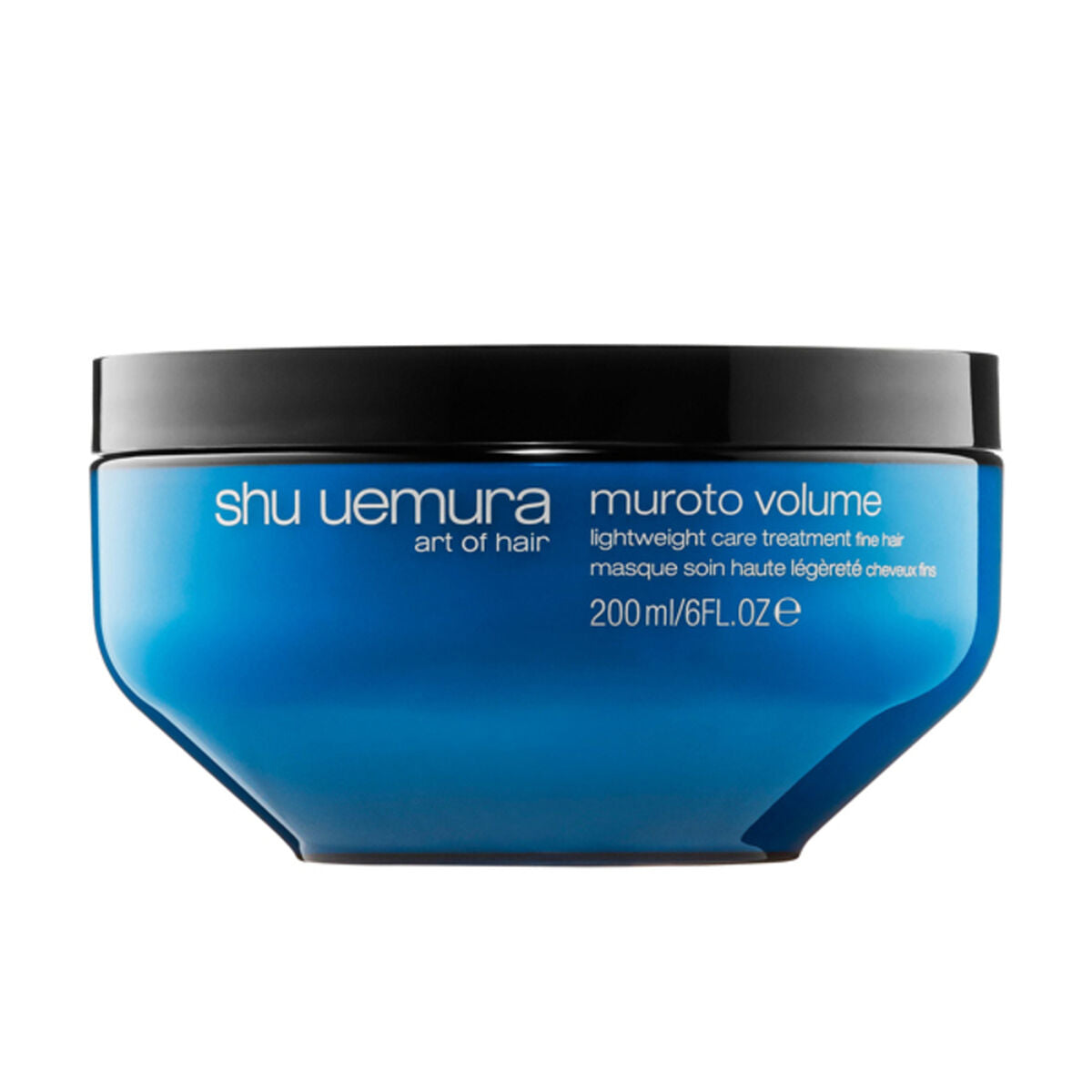 Maske til fint hår Muroto Volume Shu Uemura hårmaske emballage