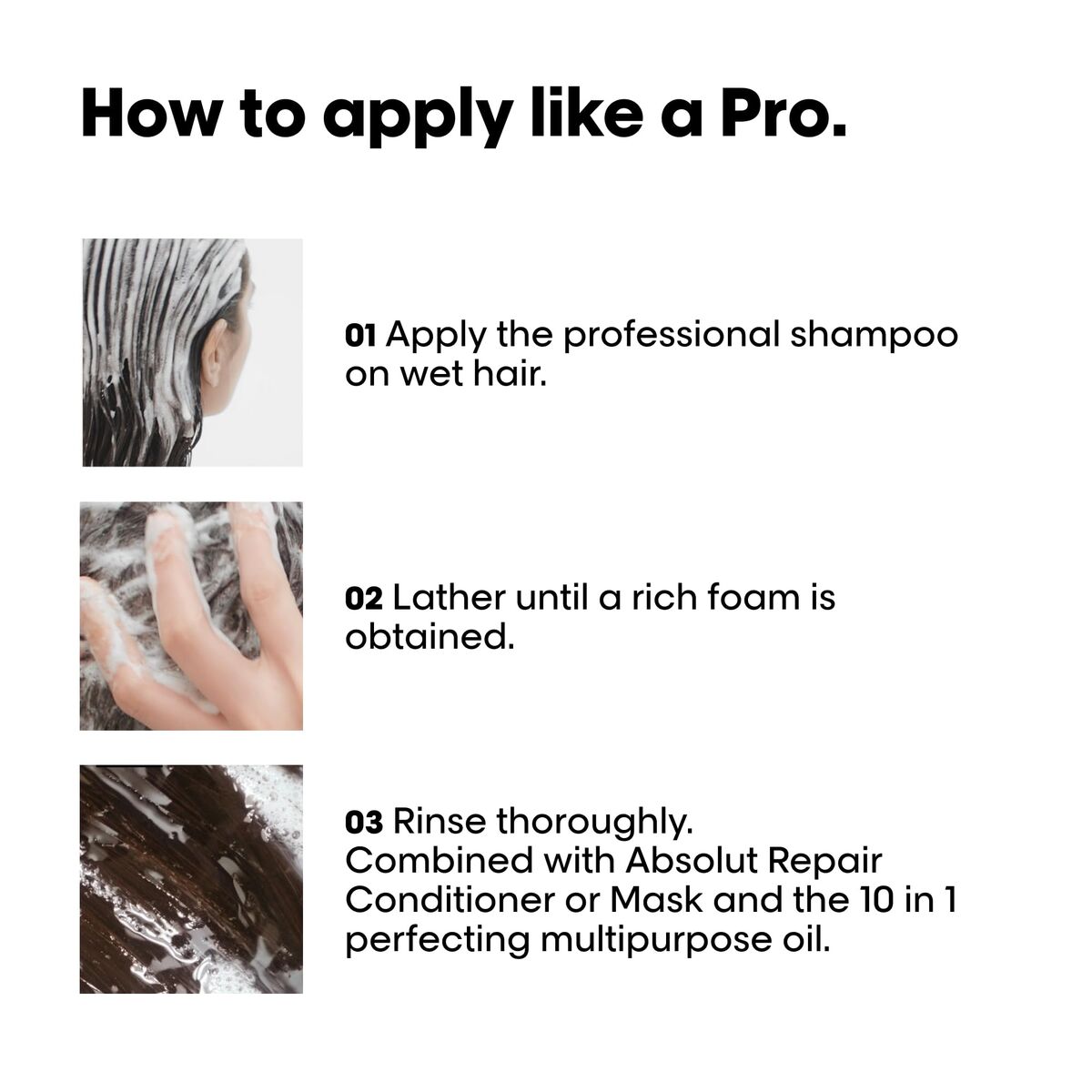 Restructuring Shampoo L'Oreal Professionnel Paris ABSOLUT REPAIR 300 ml shampooflaske