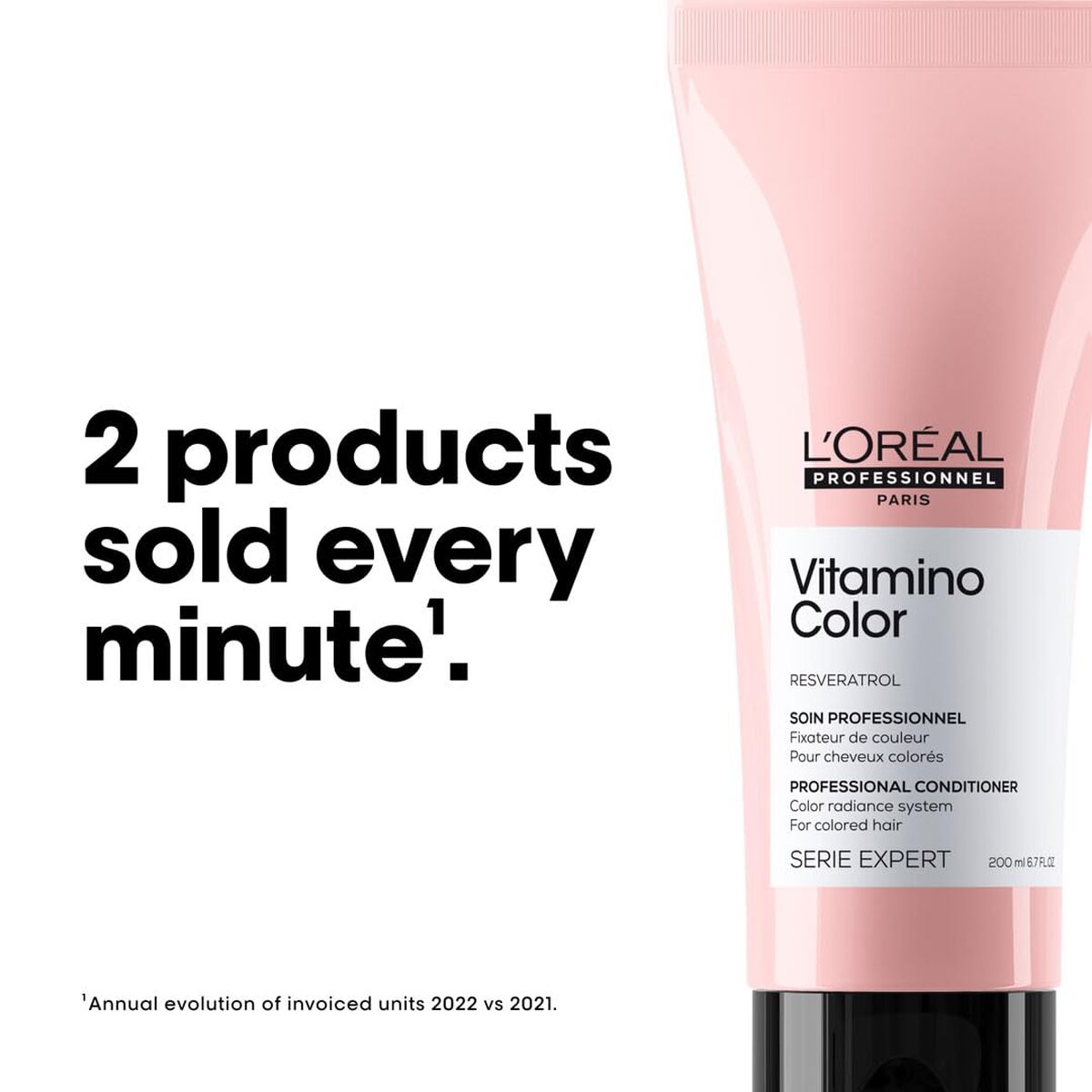 Shampoo og balsam L'Oreal Professionnel Paris VITAMINO COLOR 200 ml shampooflaske