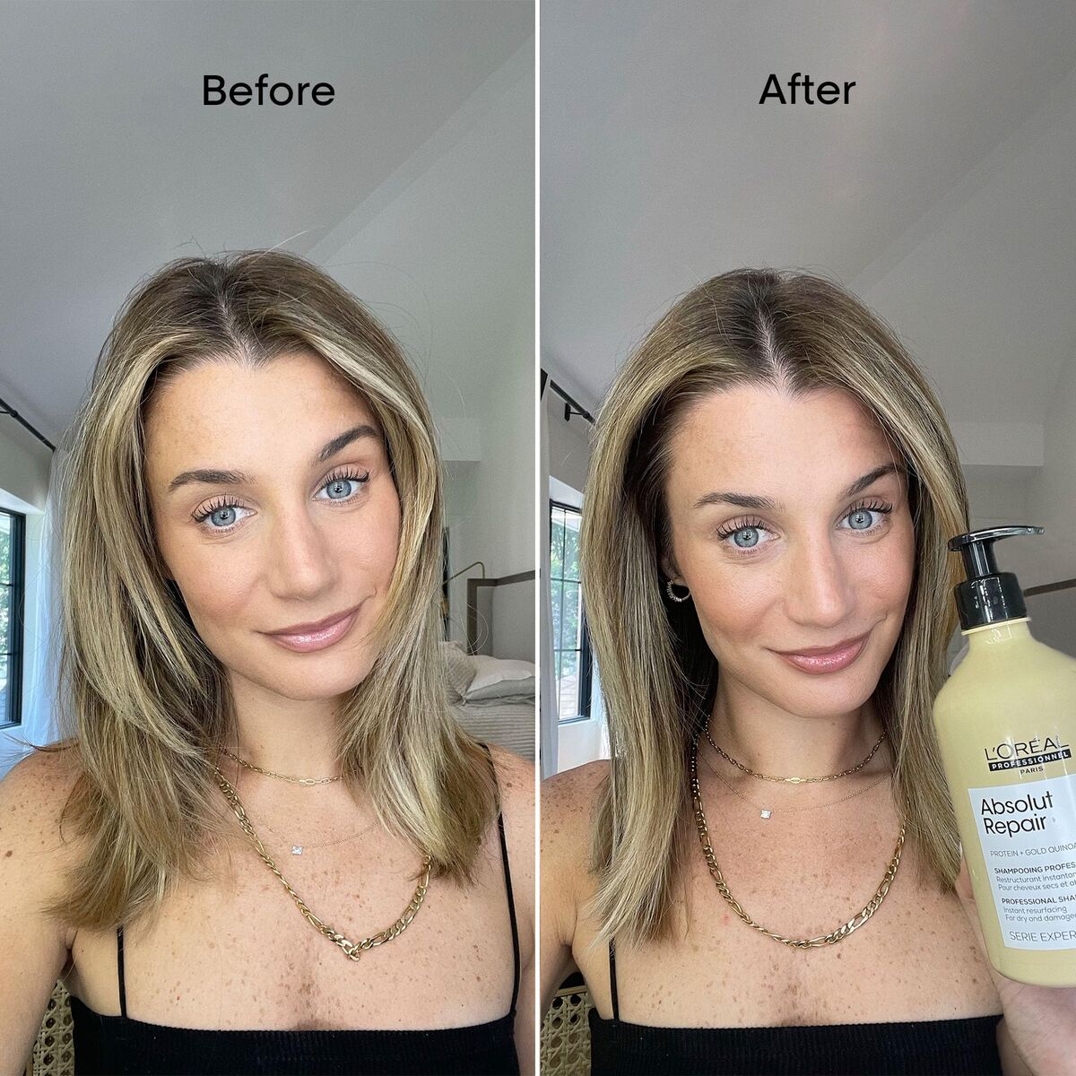 Shampoo L'Oreal Professionnel Paris ABSOLUT REPAIR 500 ml til kvinder shampooflaske