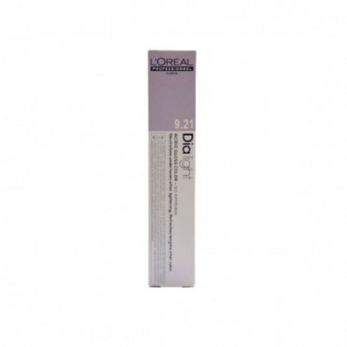 Permanent farvestof L'Oreal Professionnel Paris Dia Light Nº 9,21 Ammoniakfri (50 ml) til kvinder produktemballage
