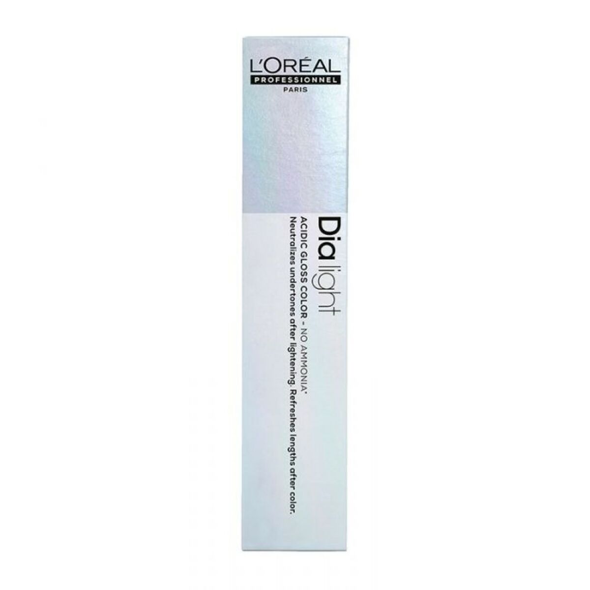Permanent farvestof L'Oreal Professionnel Paris Dia Light Nº 8,21 Ammoniakfri (50 ml) produktemballage til kvinder