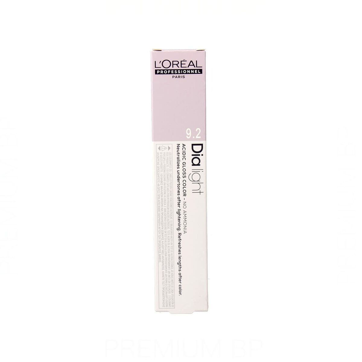 Permanent Color Creme L'Oreal Professionnel Paris Dia Light Nº 9.2 Ammoniakfri 50 ml til kvinder hudplejeemballage