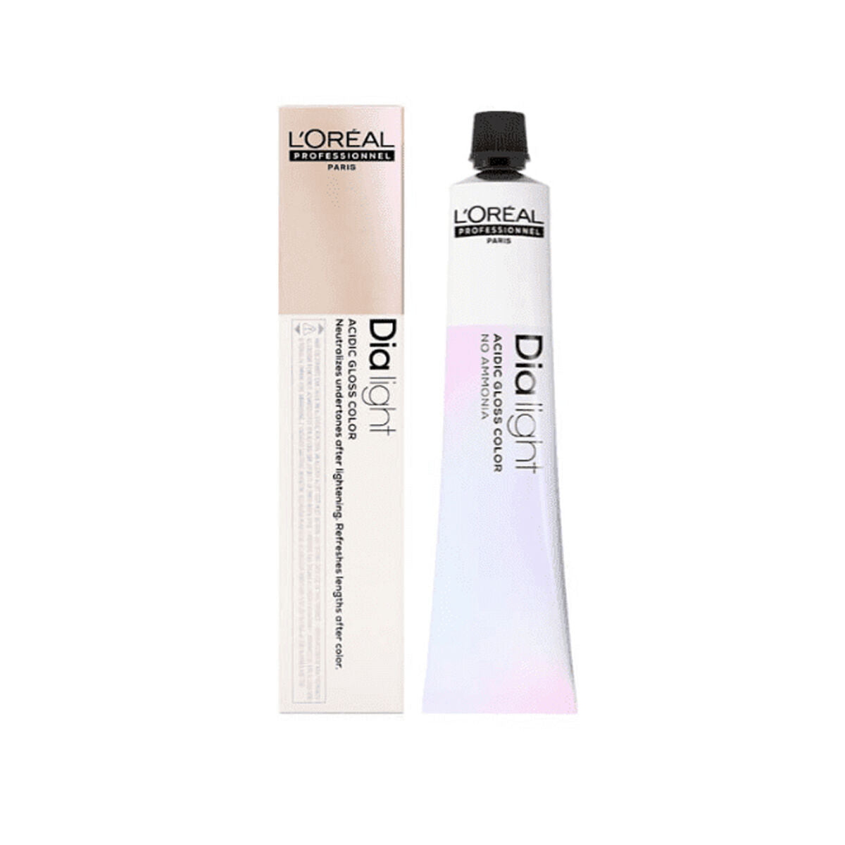 Farve uden ammoniak L'Oreal Professionnel Paris Dia Light Nº 9,31 (50 ml) til Dame-produktemballage