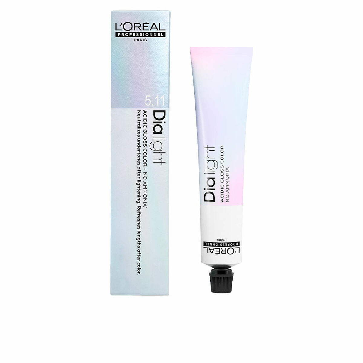 Farve uden ammoniak L'Oreal Professionnel Paris Dia Light Nº 6,35 (50 ml) til Dame-produktemballage