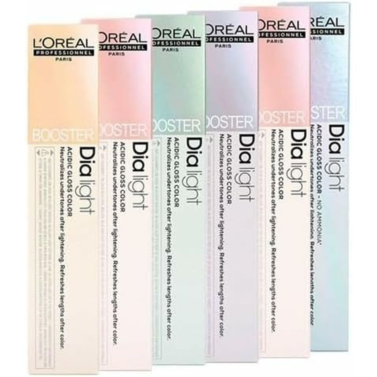 Permanent Dye L'Oreal Professionnel Paris Dia Light Boost Light Auburn 50 ml produktemballage