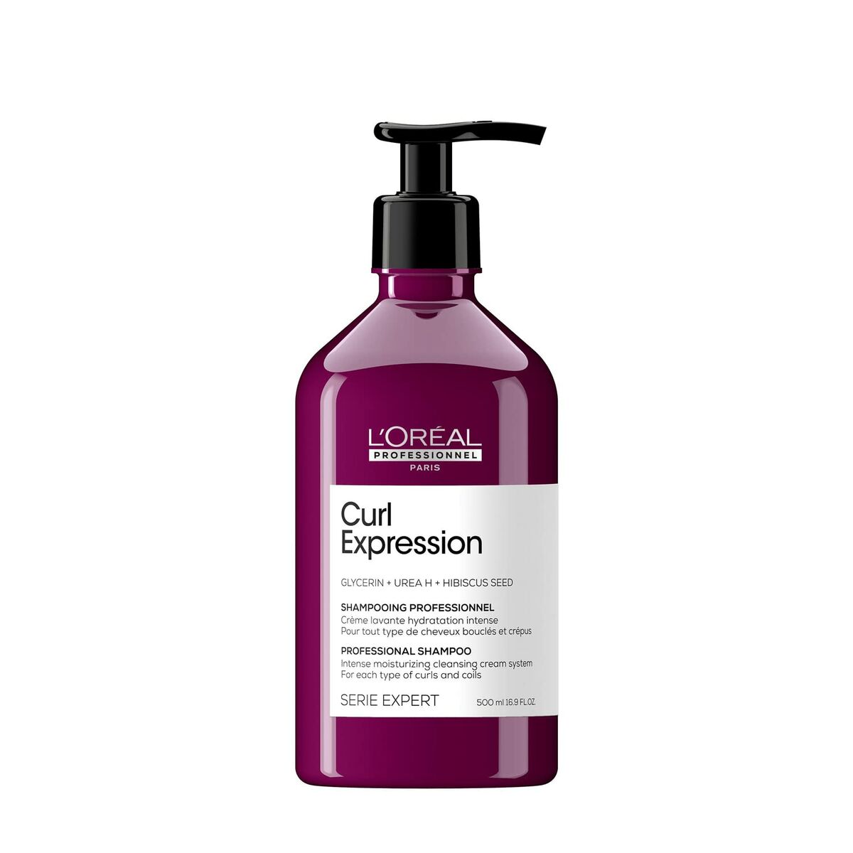 Shampoo til krøllet hår L'Oreal Professionnel Paris Curl Expression 500 ml Moisturizing Cream shampooflaske