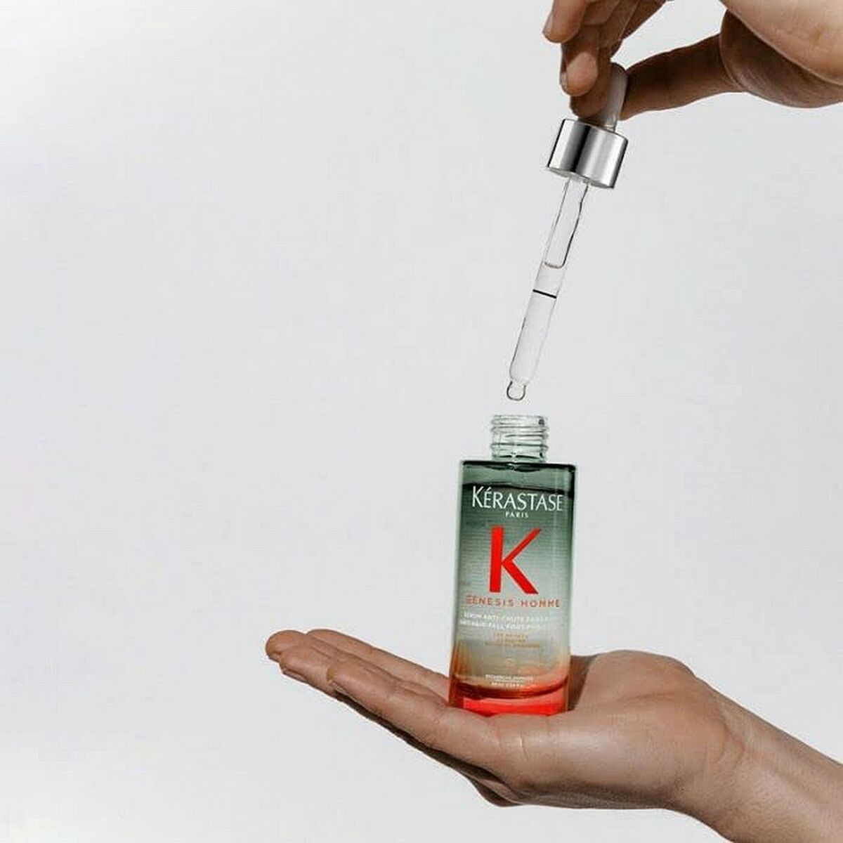 Anti-hårtab Serum Kerastase Genesis Homme 90 ml Strengthening Care for Men serumflaske