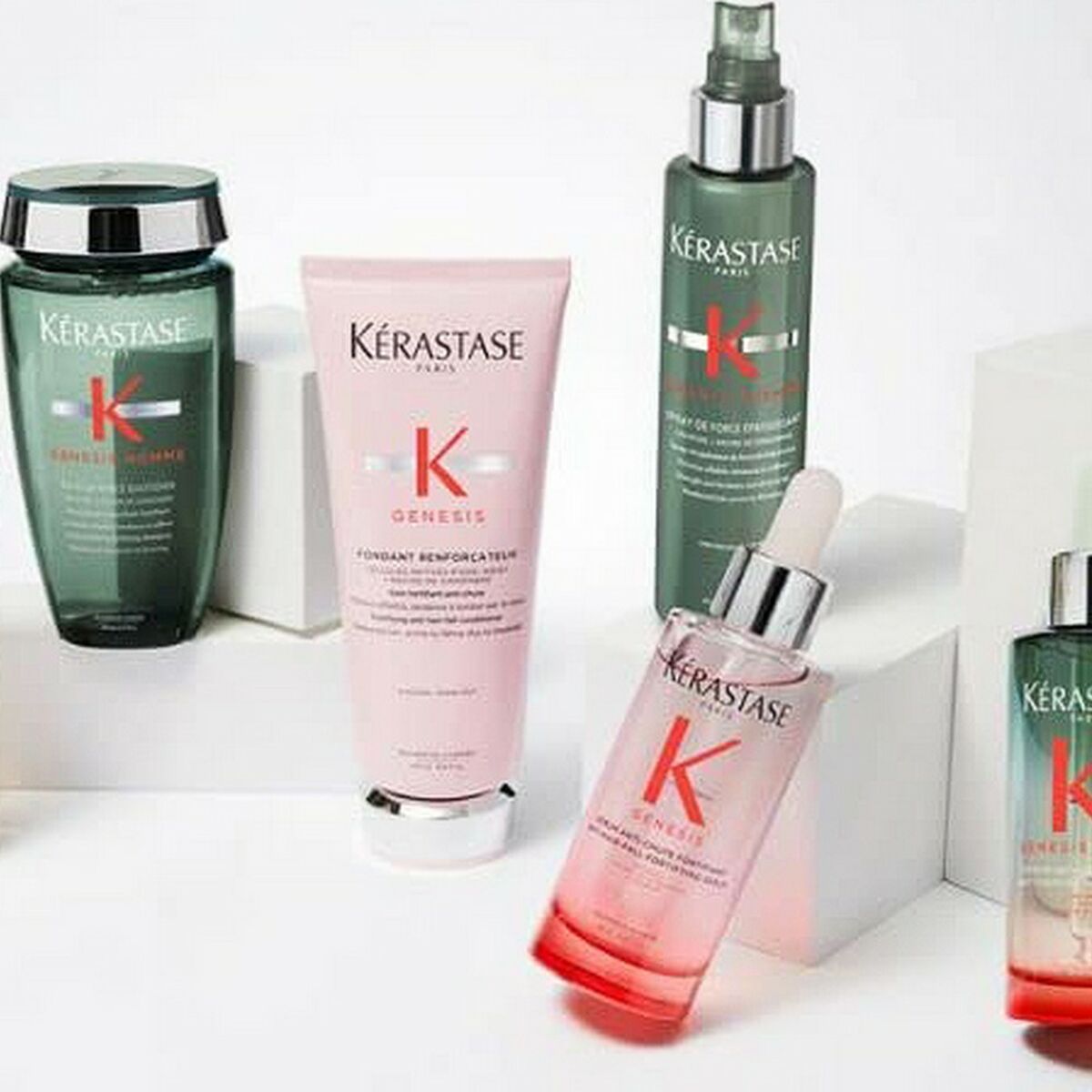 Anti-Hårtab Shampoo Kerastase Genesis Homme 250 ml shampooflaske