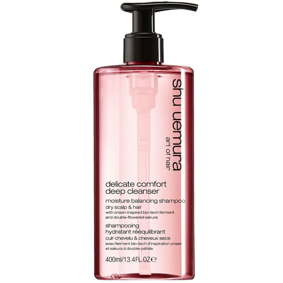 Shampoo Shu Uemura Delicate Confort 40 ml shampooflaske
